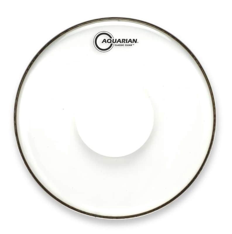 Aquarian CCPD10 Classic Clear w/power dot 10” Drumhead