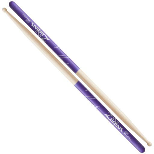 Zildjian 7a purple dip drumsticks