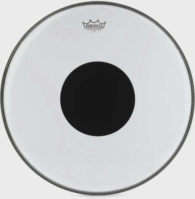 Remo Control Sound Black Dot top Bass Frum Head