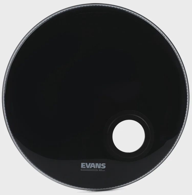 Evans  BD22REMAD   Reso 22 inch  Black  port