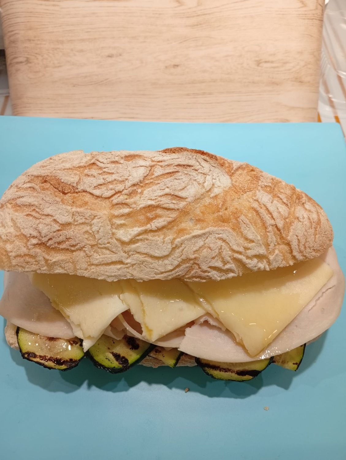 Panino Fesa,zucchine,primo sale