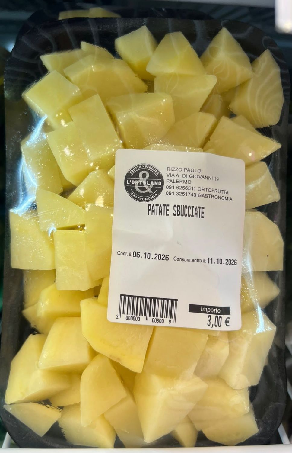patate sbucciate