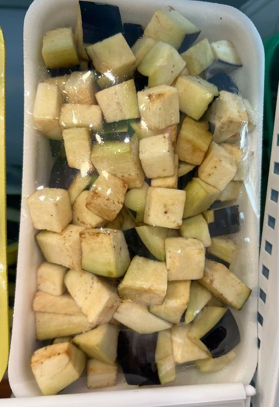 melanzane a cubetti