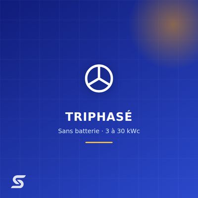 Triphasé sans batterie
