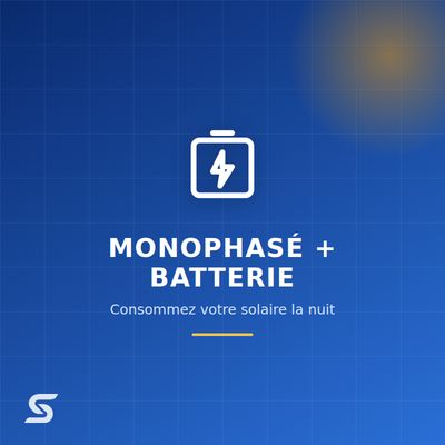 Monophasé avec stockage
