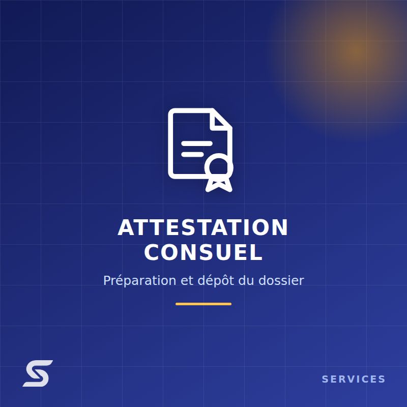 Attestation Consuel — préparation et dépôt du dossier Attestation Consuel — préparation et dépôt du dossier