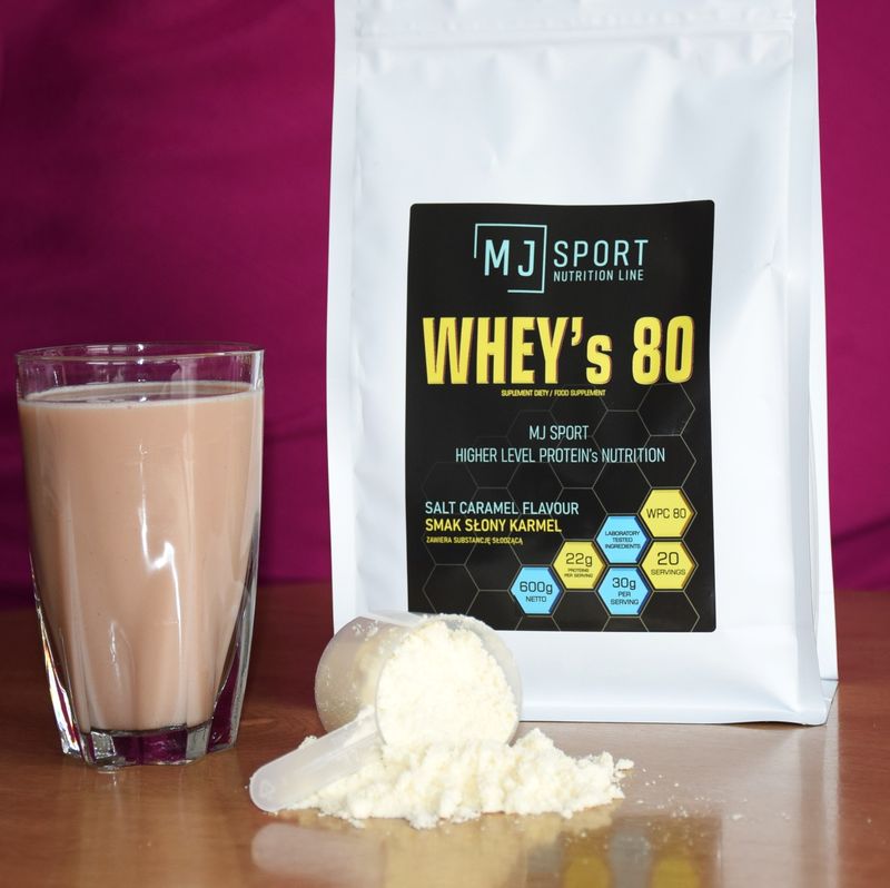WHEY'S 80 słony karmel