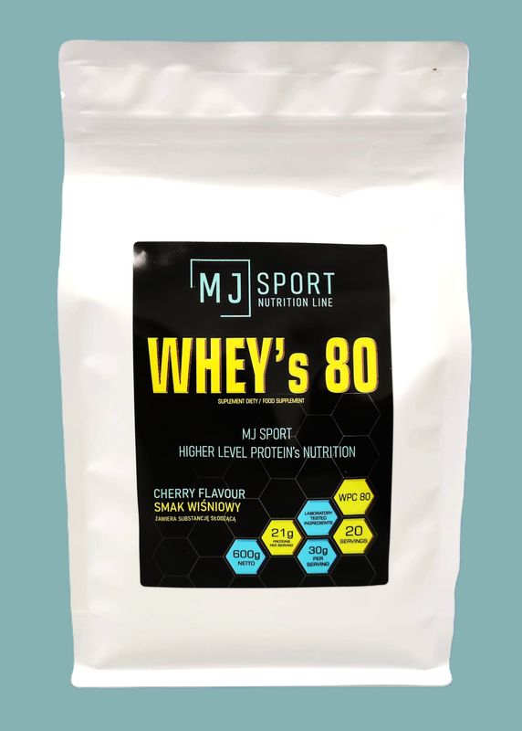 WHEY'S 80 wiśnia