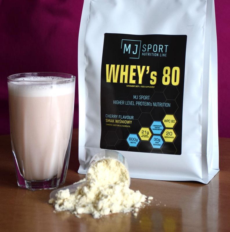 WHEY'S 80 wiśnia
