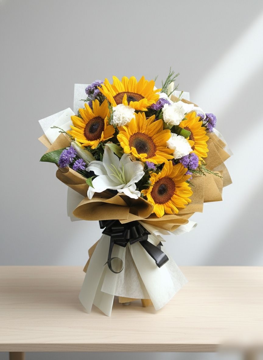 Golden Radiance Bouquet
