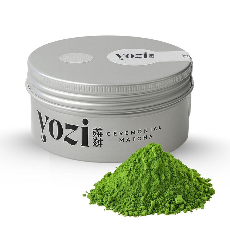Yozi Premium Ceremonial Matcha Tee Pulver 50g, Pestizidfrei