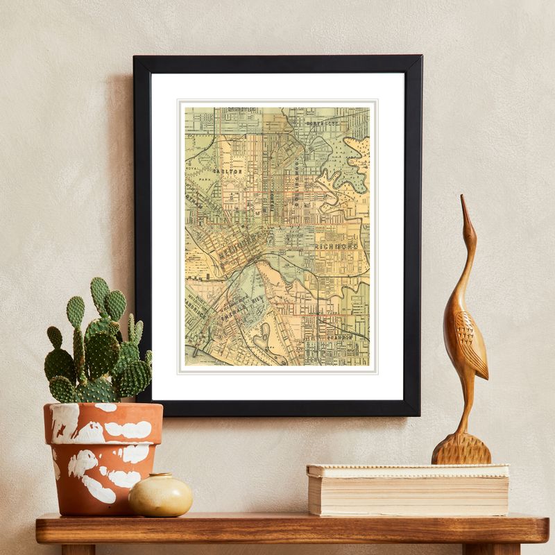 Historical 1892 Melbourne &amp; Suburbs - B