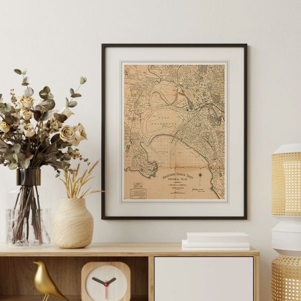 Historical Melbourne Harbour Trust General Plan