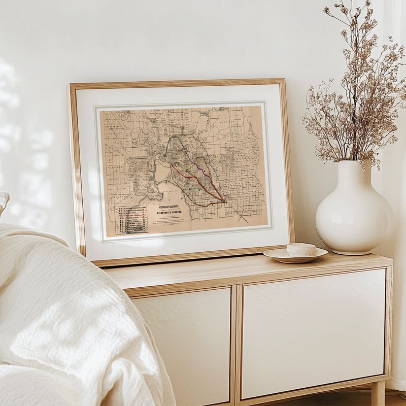 Historical Melbourne Rail Lines