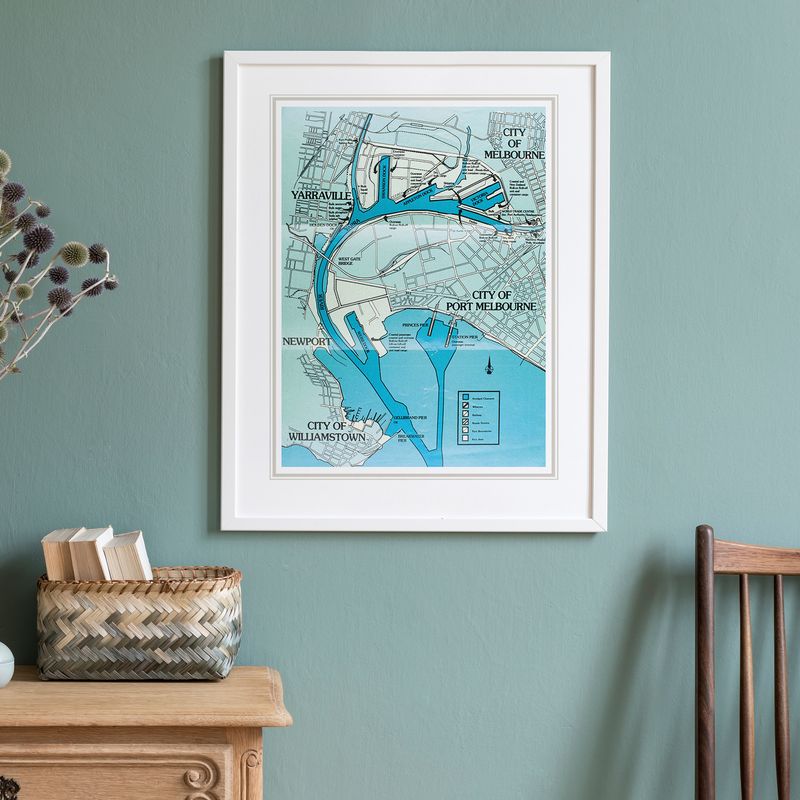 Historical Melbourne Port Map 2