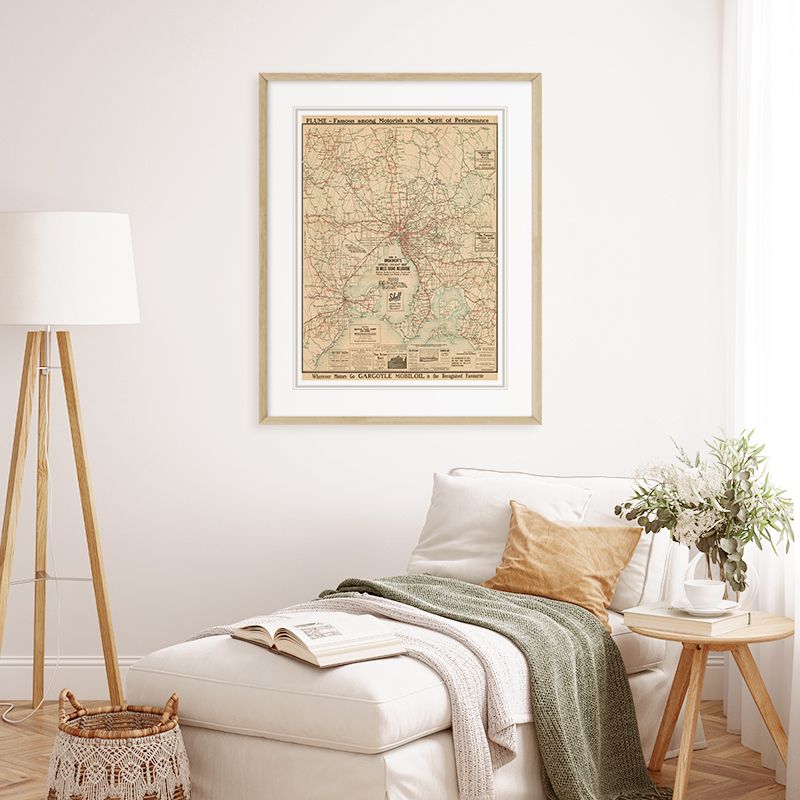 Historical Plume Melbourne Holiday Map