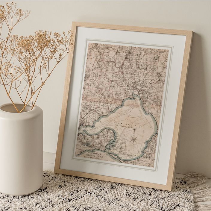 Historical Parish Map of Melbourne