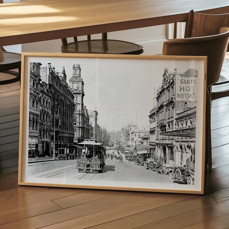 Bourke Street (colour options) - Photographic Print