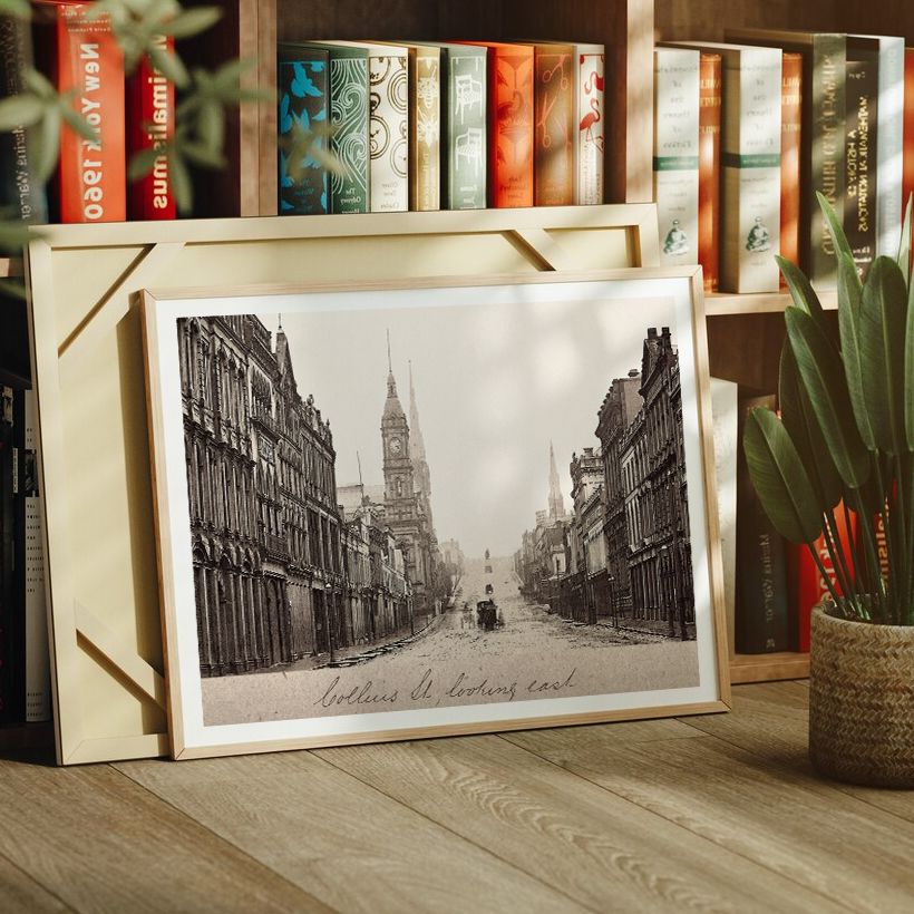 Collins Street Looking East (colour options) - Photographic Print