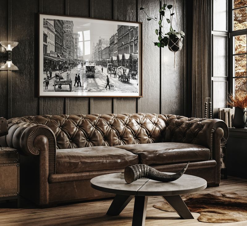 Collins Street (black/white) - Photographic Print