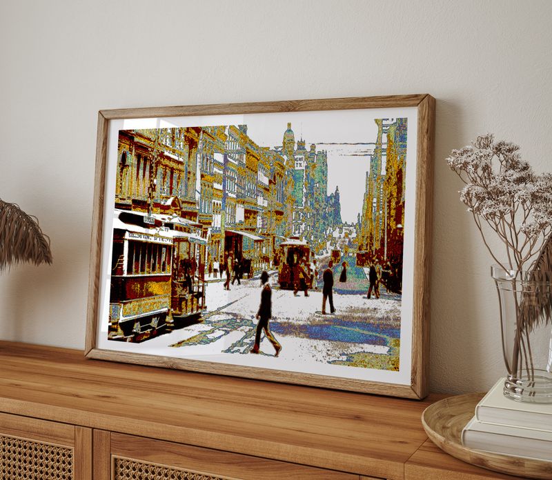 Collins Street 2 (colour) - Photographic Print