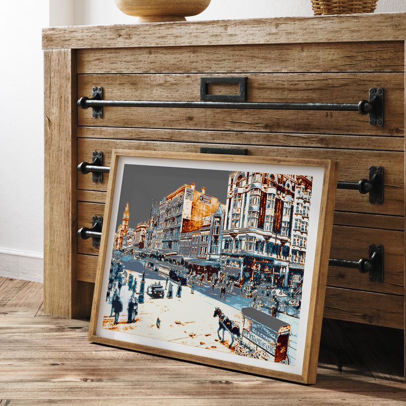 Elizabeth Street 2 (colour) - Photographic Print