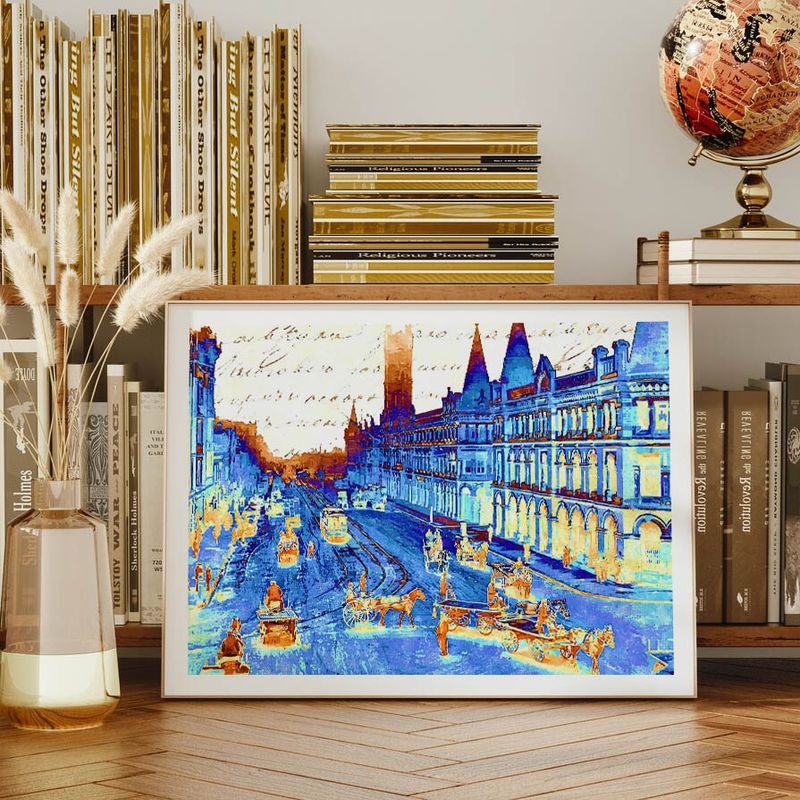 Flinders Street (2 colours) - Photographic Print