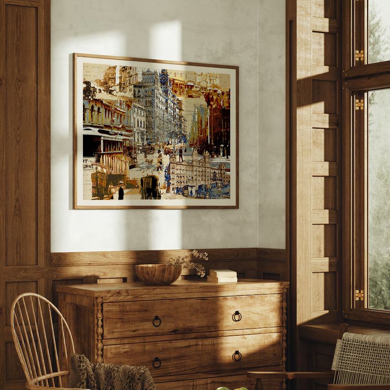 Melbourne Montage 2 (colour) - Photographic Print