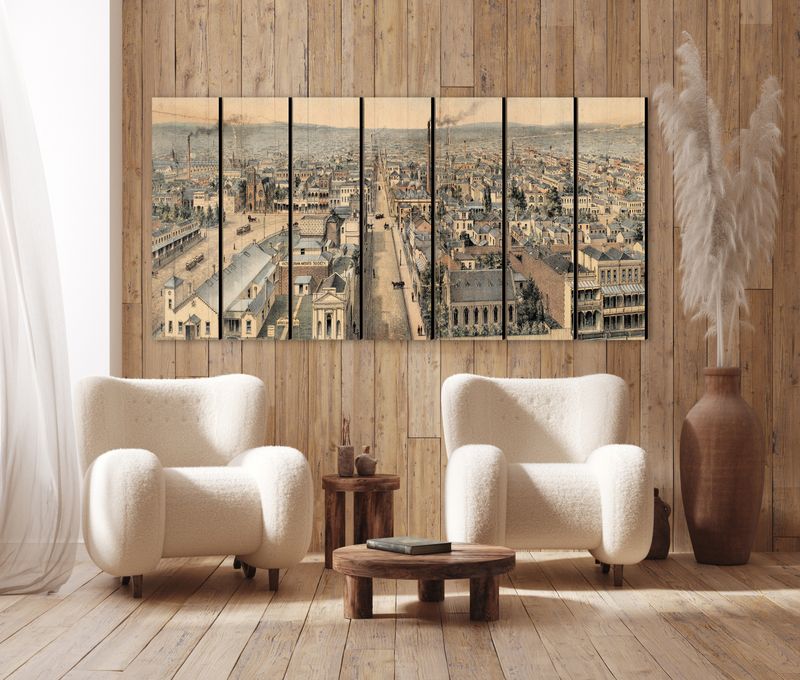 Fitzroy wall art - 7 panels