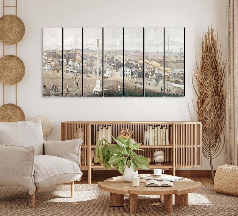 Melbourne wall art - 7 panels