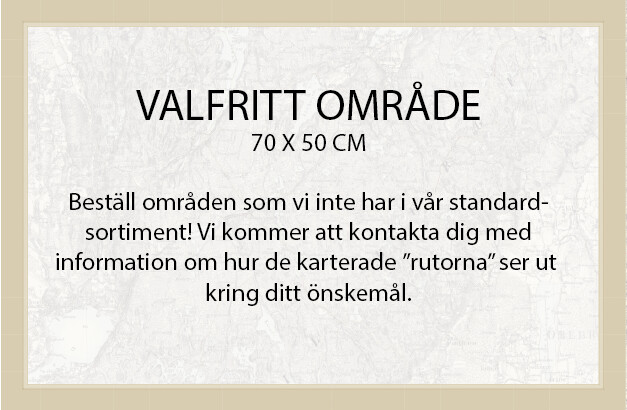 Önska affisch över valfritt område