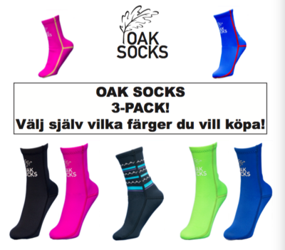 Oak Socks 3-pack!