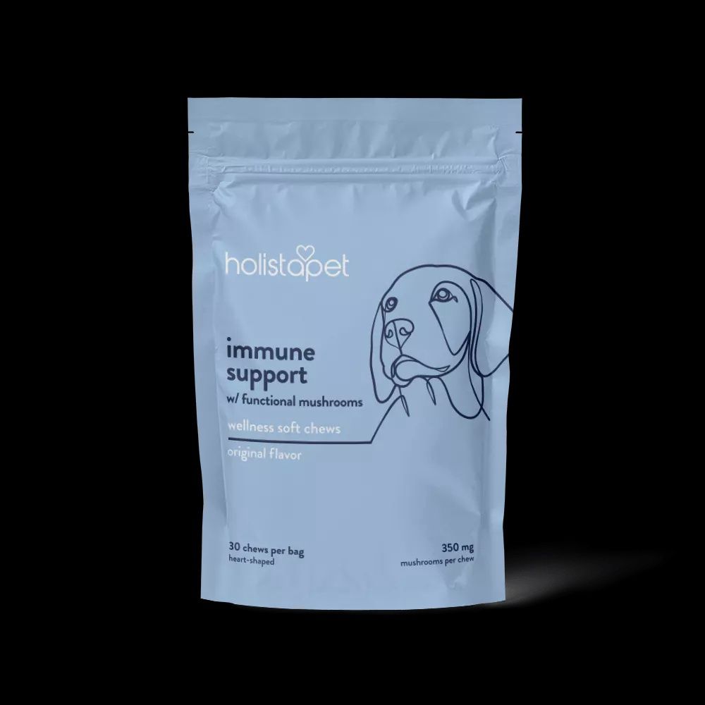 Holistapet Immune Support for Dogs with Functional Mushrooms - 30ct
