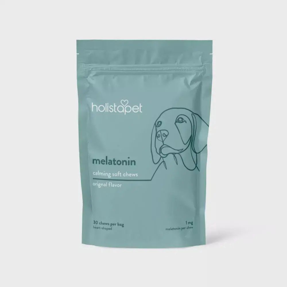 Holistapet Calming Melatonin for Dogs - Soft Chews 30ct