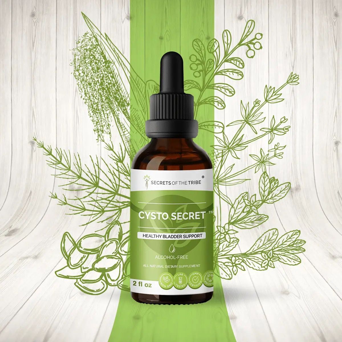 Secrets of the tribe/ Cysto Secret Healthy bladder tincture 2oz