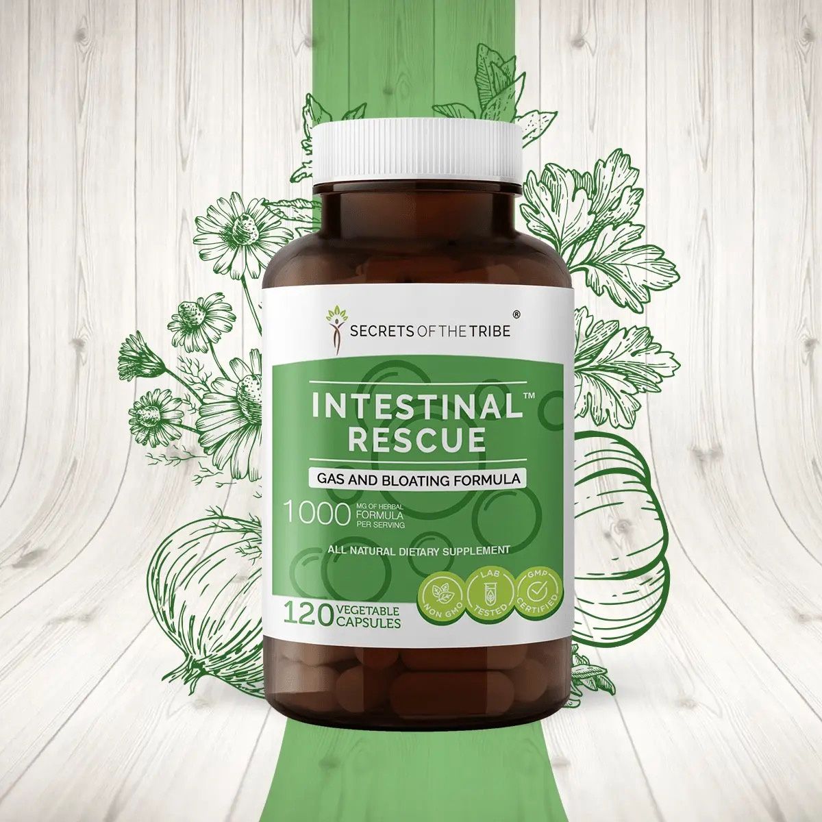 Secrets of the tribe/Intestinal Rescue 60cps