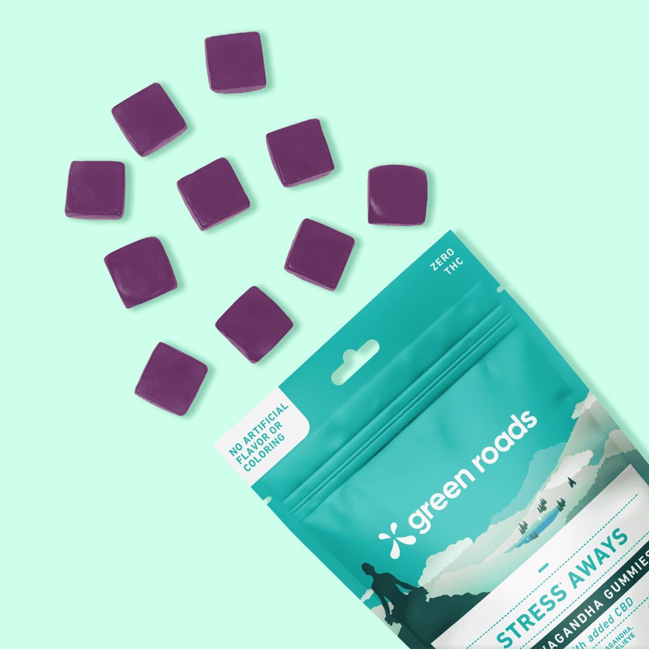 Green Roads Stress Away Ashwagandha &amp; CBD Gummies