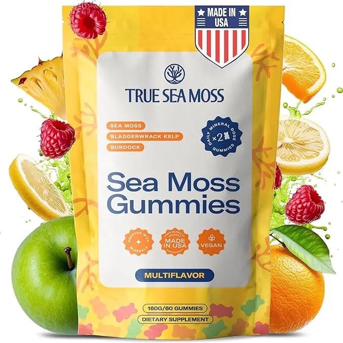 True Sea Moss Gummies, 60 gummies