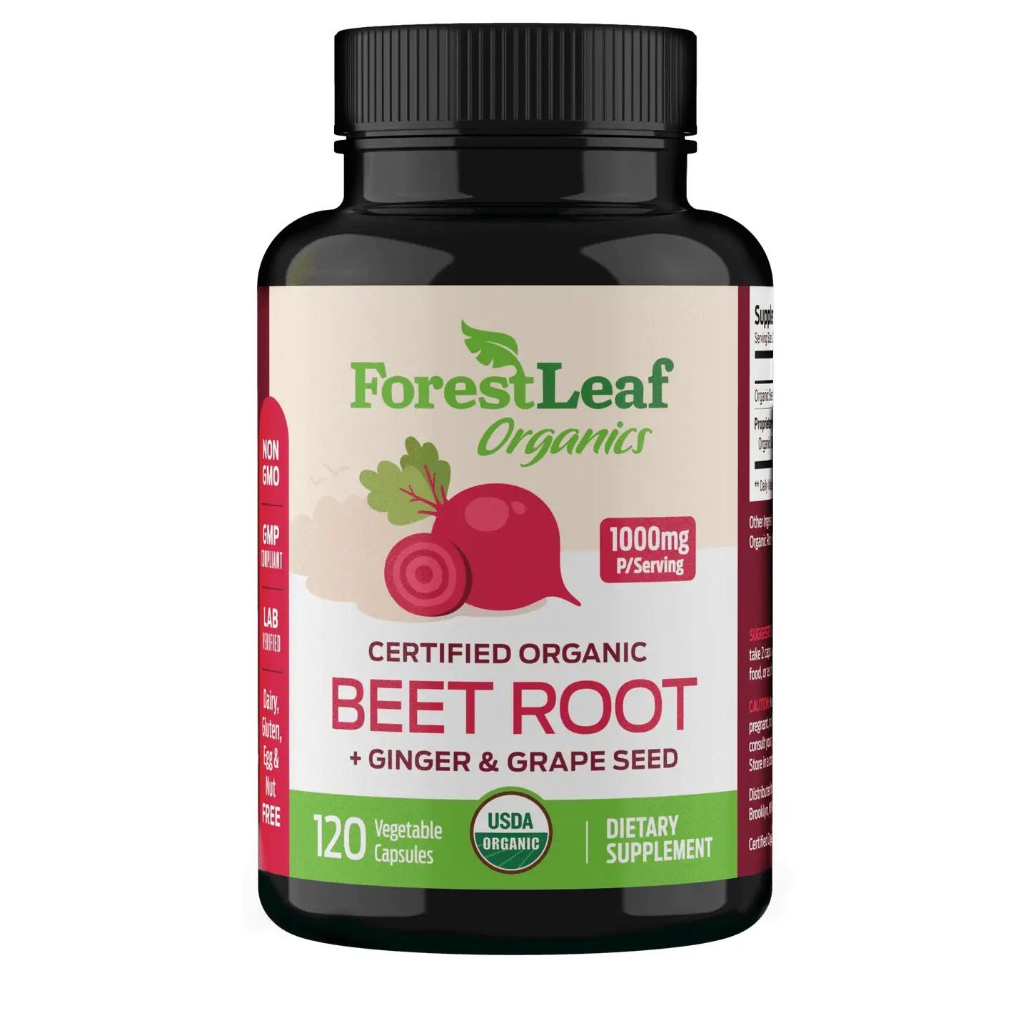 Forest Leaf Beet Root 120ct