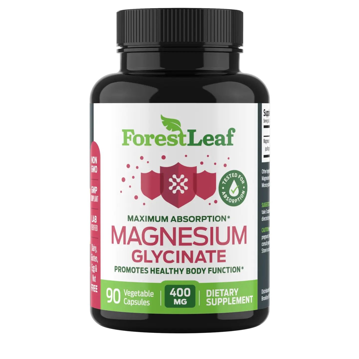 Forest Leaf Magnesium glycinate 90ct