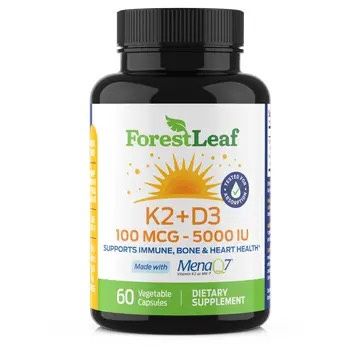 Forest Leaf K2 &amp; D3 60ct