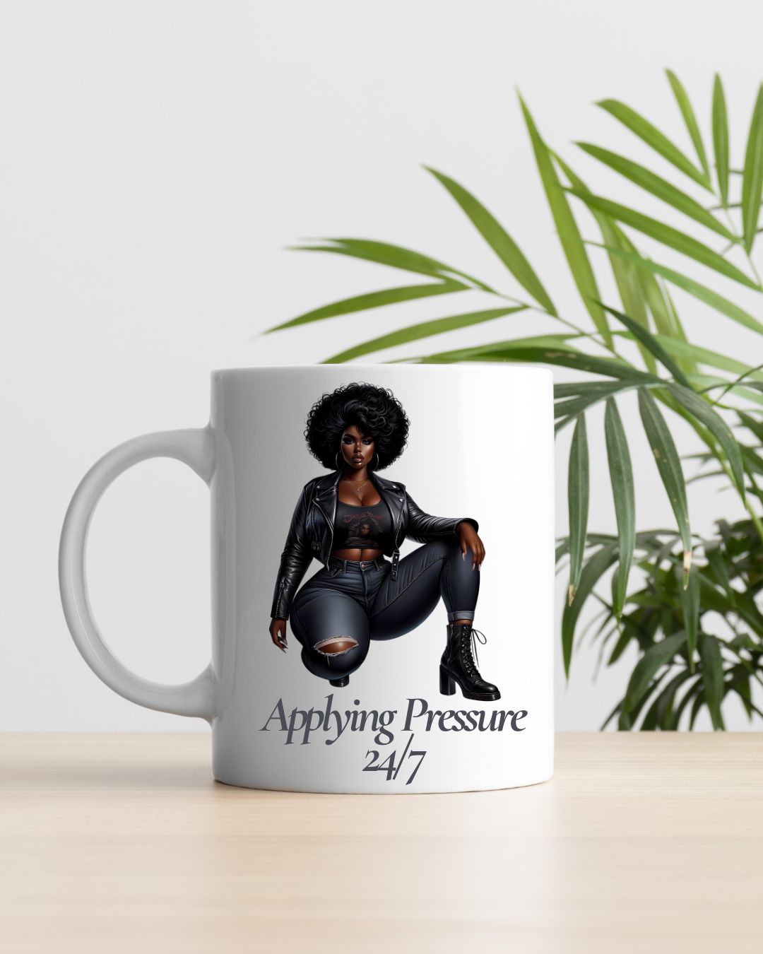 Applying Pressure Coffee Mug