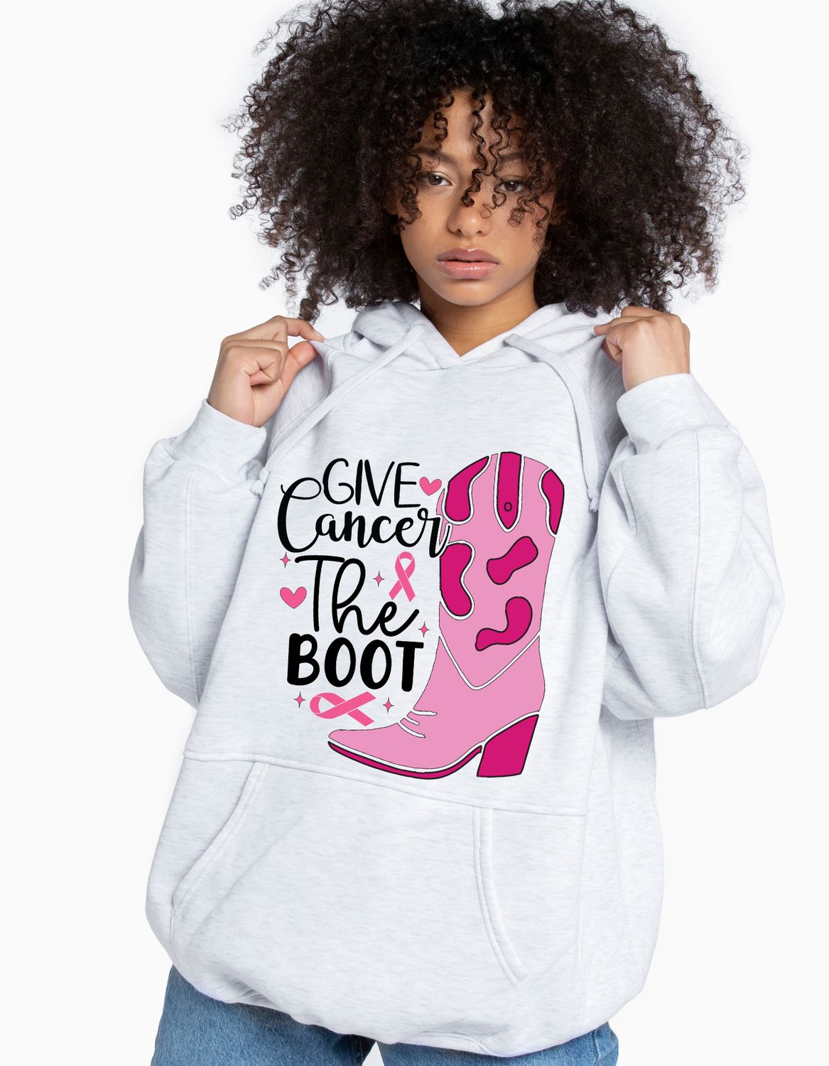 Give Cancer The Boot Hoodie