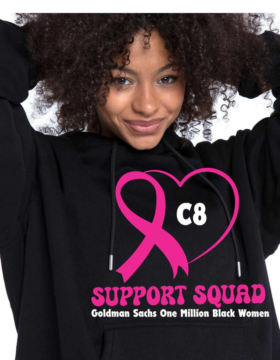 Support Squad Hoodie – C8 Cancer Awareness Edition