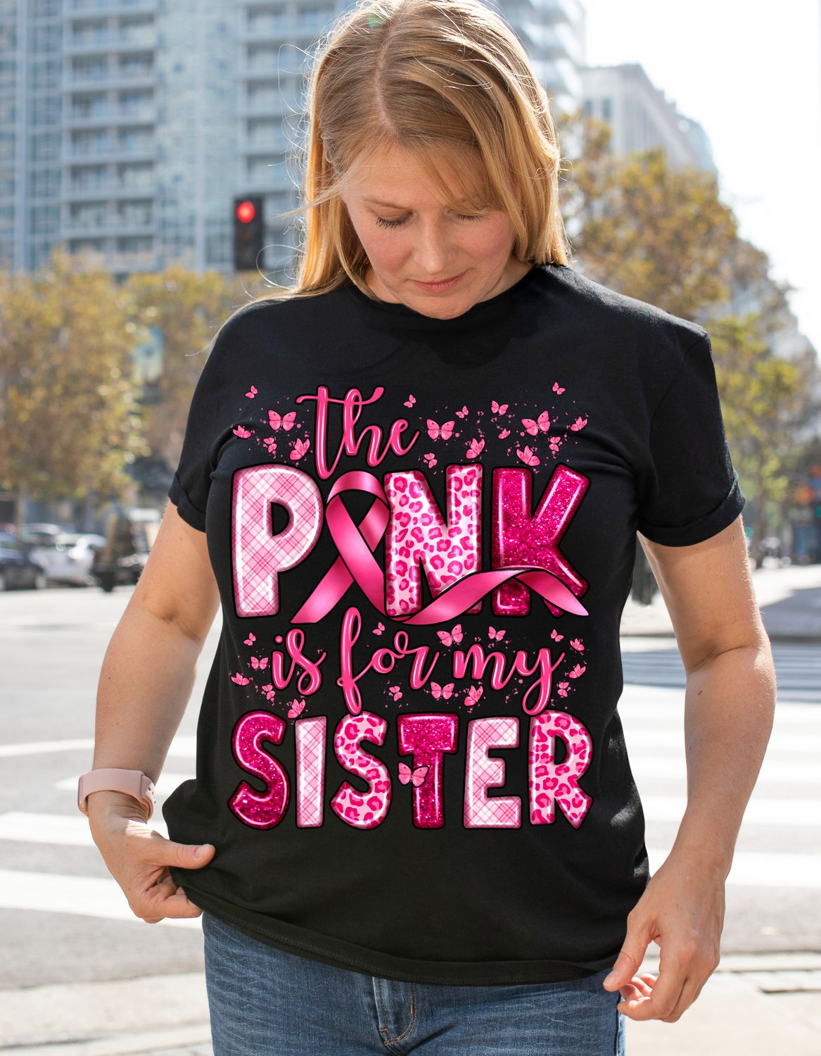 The Pink is for my Sister T-shirt