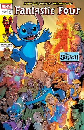 FANTASTIC FOUR #3 PACO MEDINA DISNEY STITCH VARIANT [DOOM]