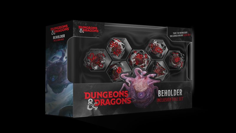 Dungeons &amp; Dragons Beholder Resin Dice Set