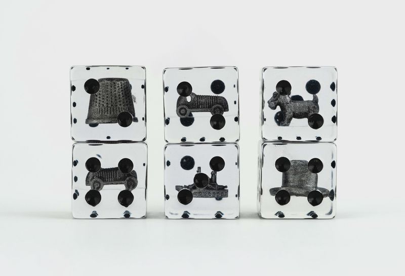 Monopoly 22mm Oversized Dice Set: Token Inclusions