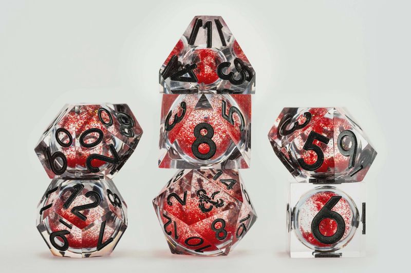Dungeons &amp; Dragons Liquid Core Dice Set
