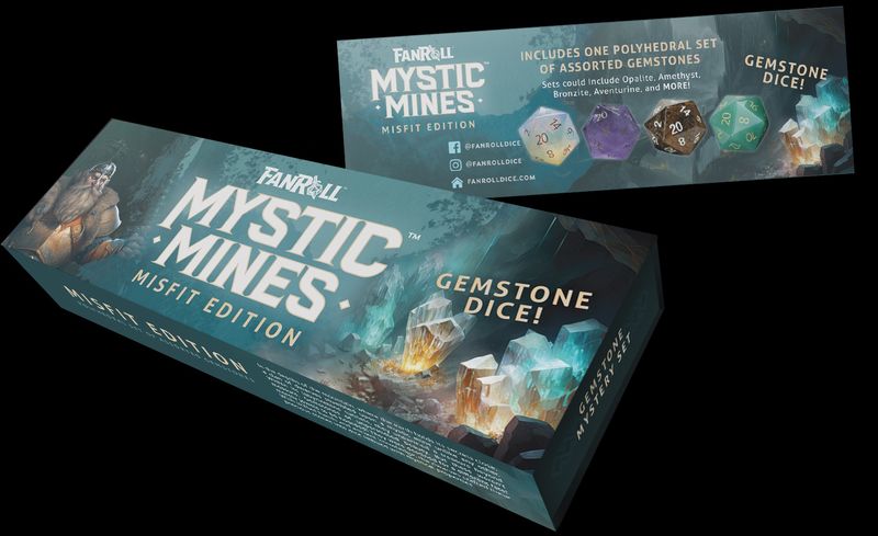 New: Mystic Mines Misfit Gemstone Dice Set